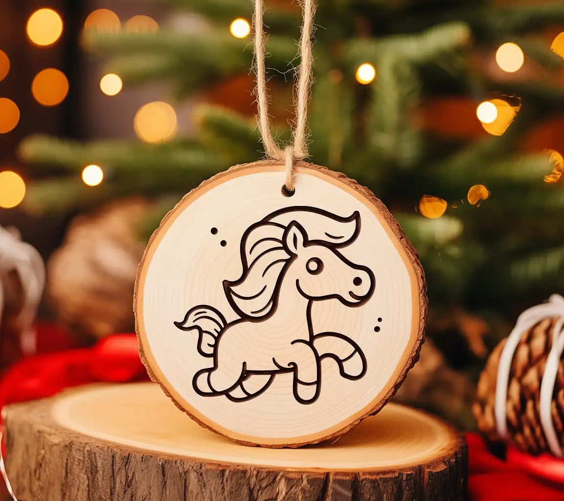 Cute Hand Drawn Doodle Horse Cartoon Vector Illustration