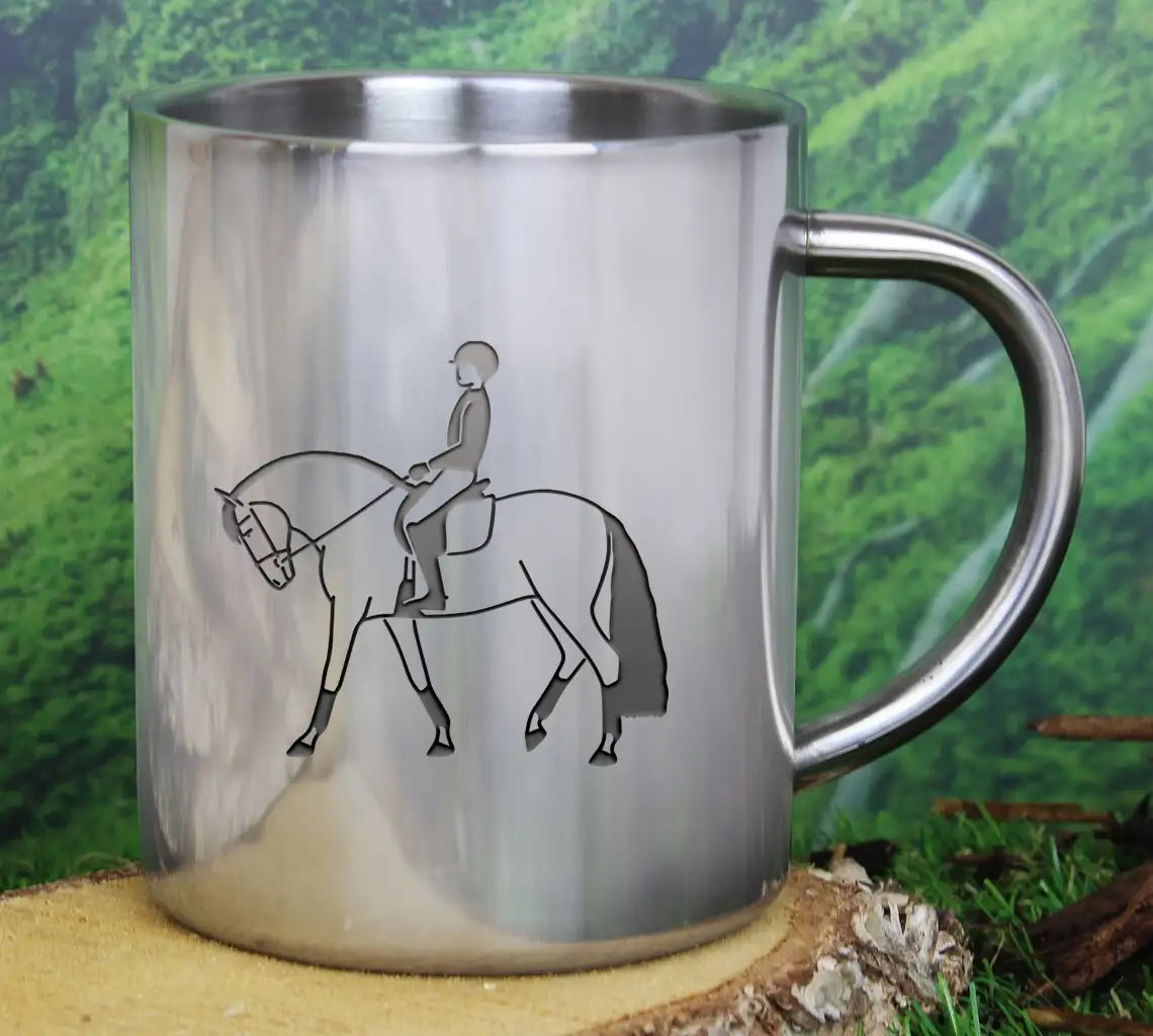 Cute Vector Print In Equestrian Sport Style