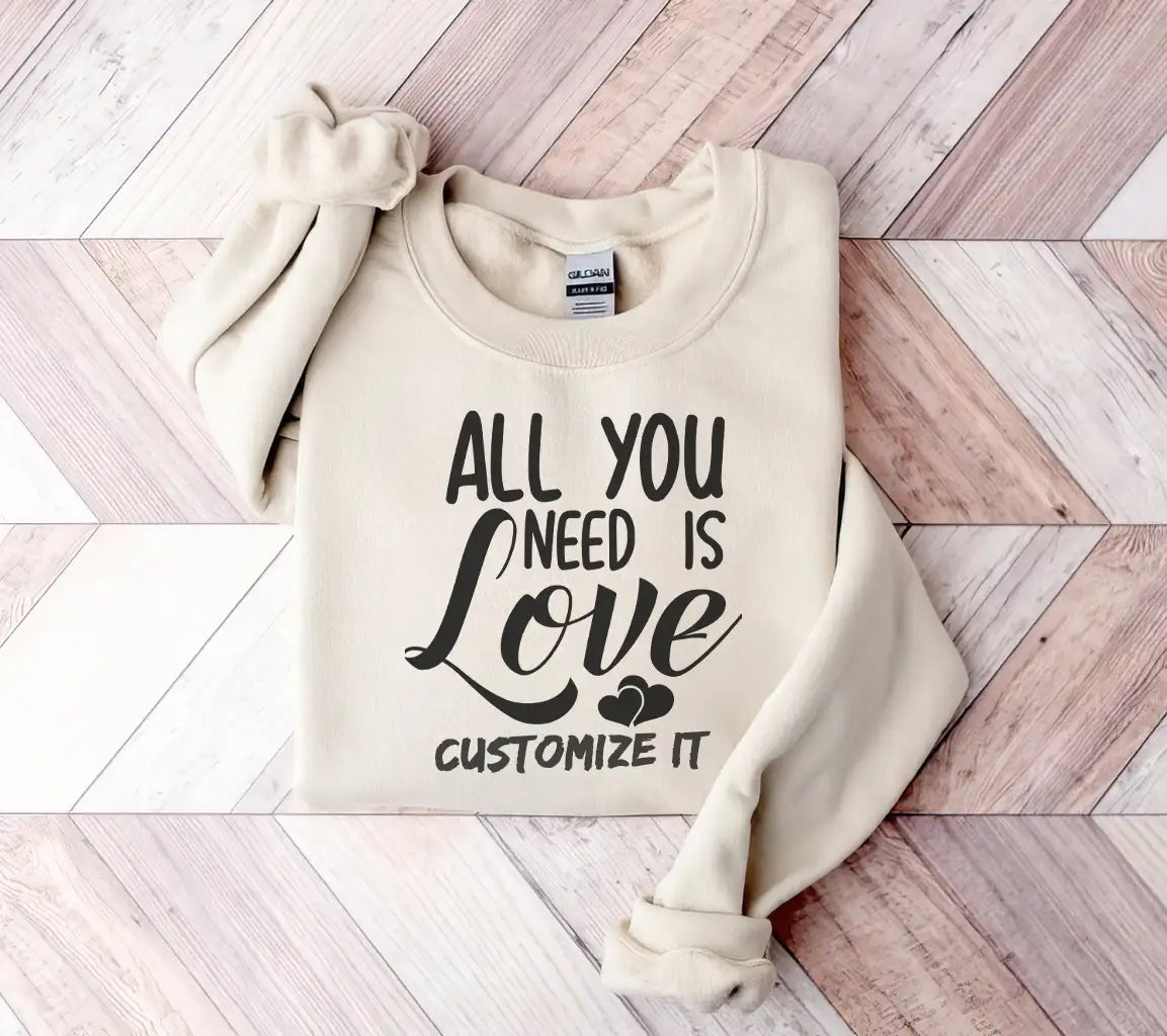 All You Need Is Love SVG Design - Printable Poster SVG