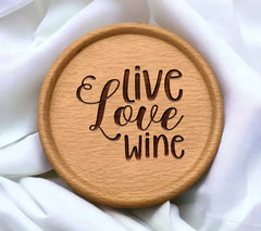Live Love Wine SVG -  Sign Design SVG