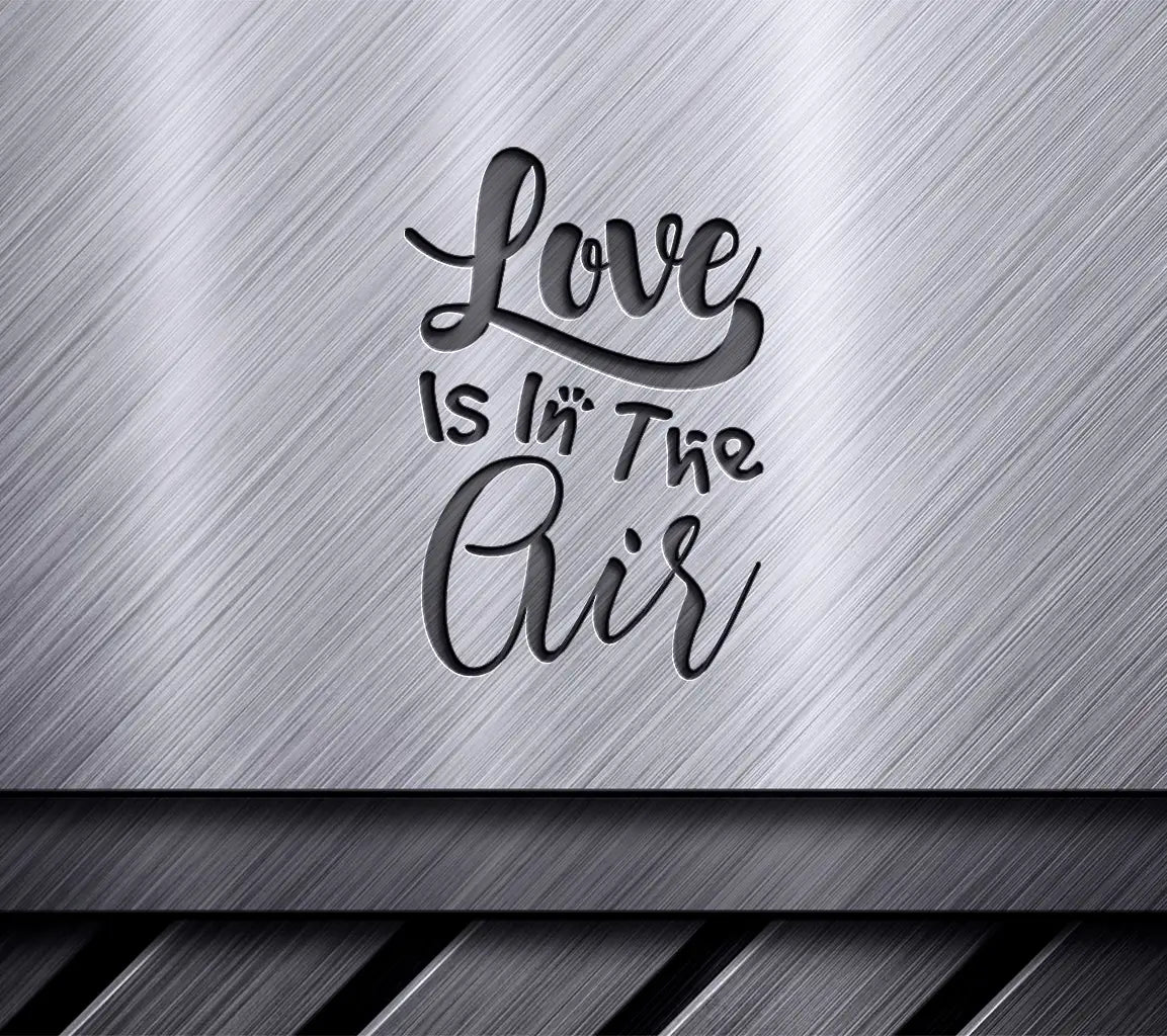 Love Is In The Air Red & Pink SVG Design SVG
