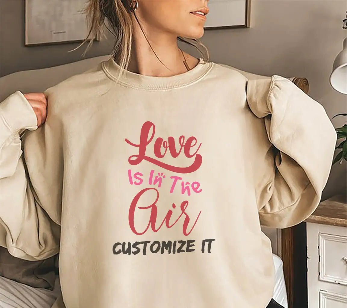 Love Is In The Air Red & Pink SVG Design SVG