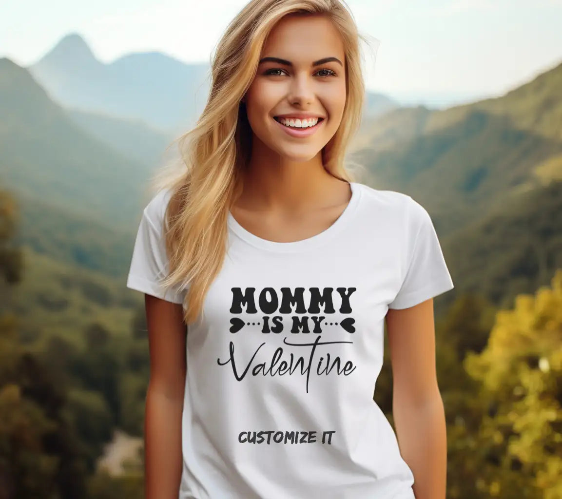 Mommy Is My Valentine SVG -  Sign Design SVG