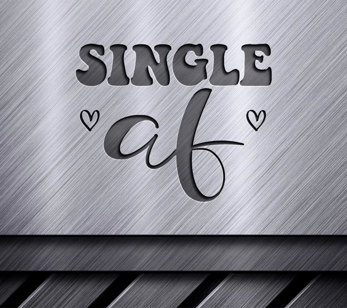 Single AF Red Sign SVG Cut File SVG