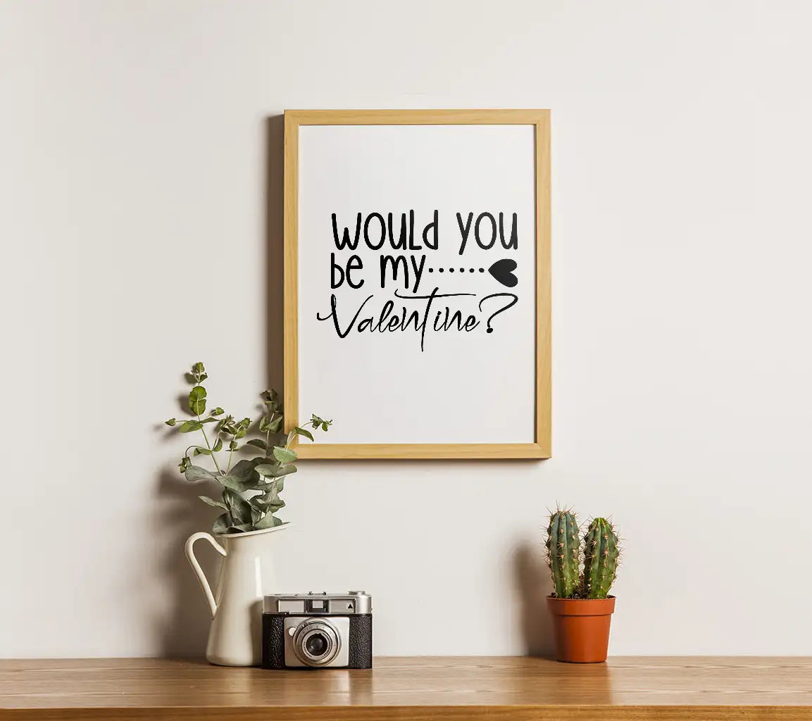  Would You Be My Valentine SVG Design SVG