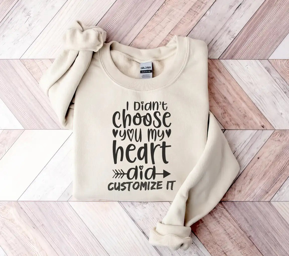 I Didnt Choose You, My Heart Did - SVG Poster SVG