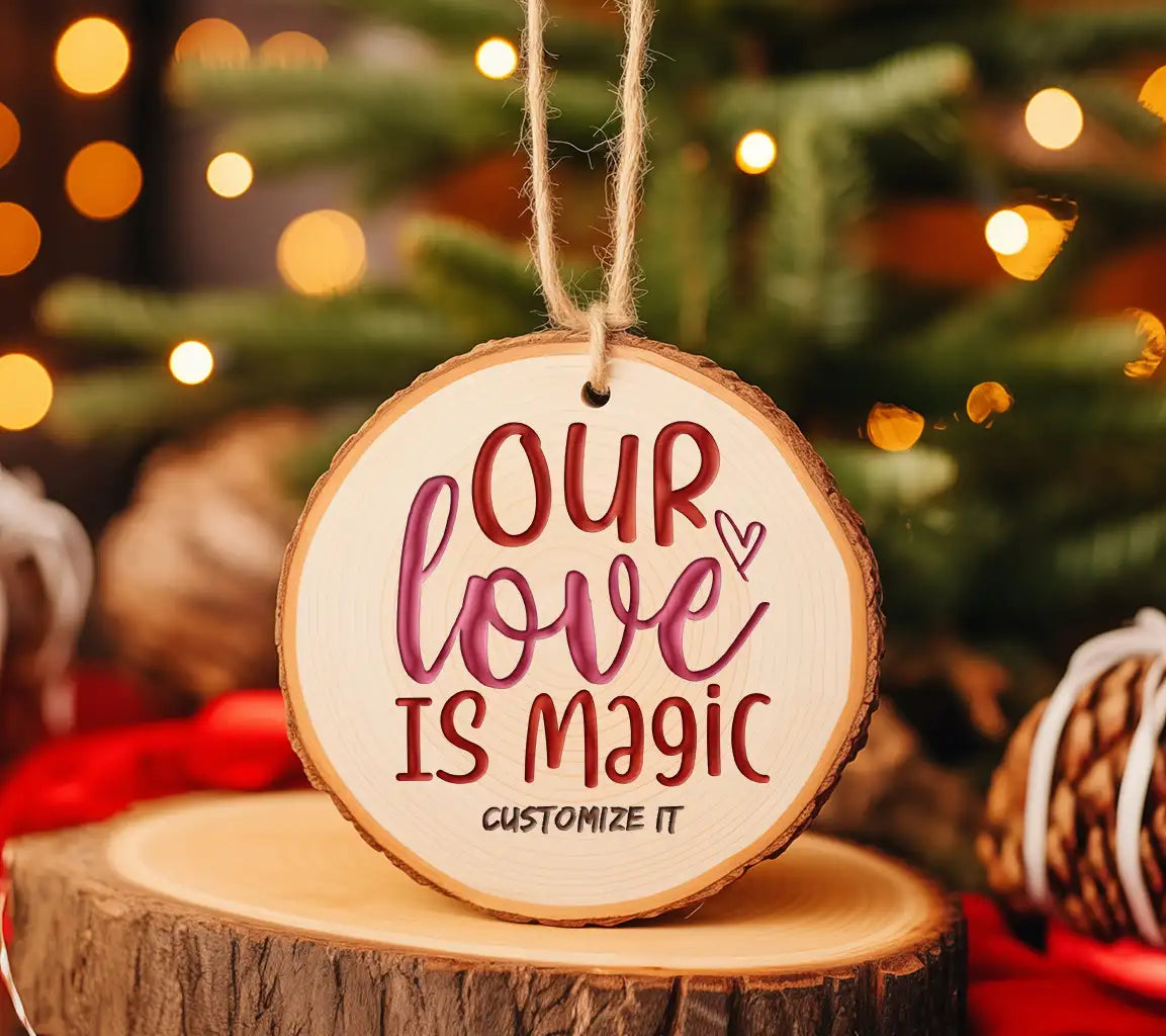 Red & Pink Our Love Is Magic SVG for T-Shirt Design SVG