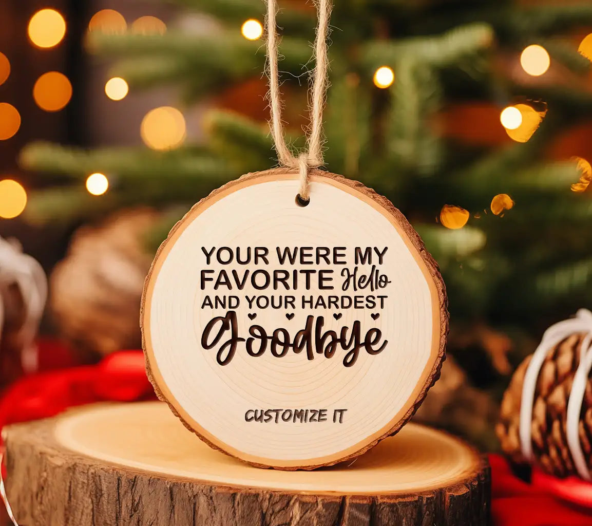 Your Were My Favorite Hello And Your Hardest Goodbye SVG - T-Shirt Design SVG