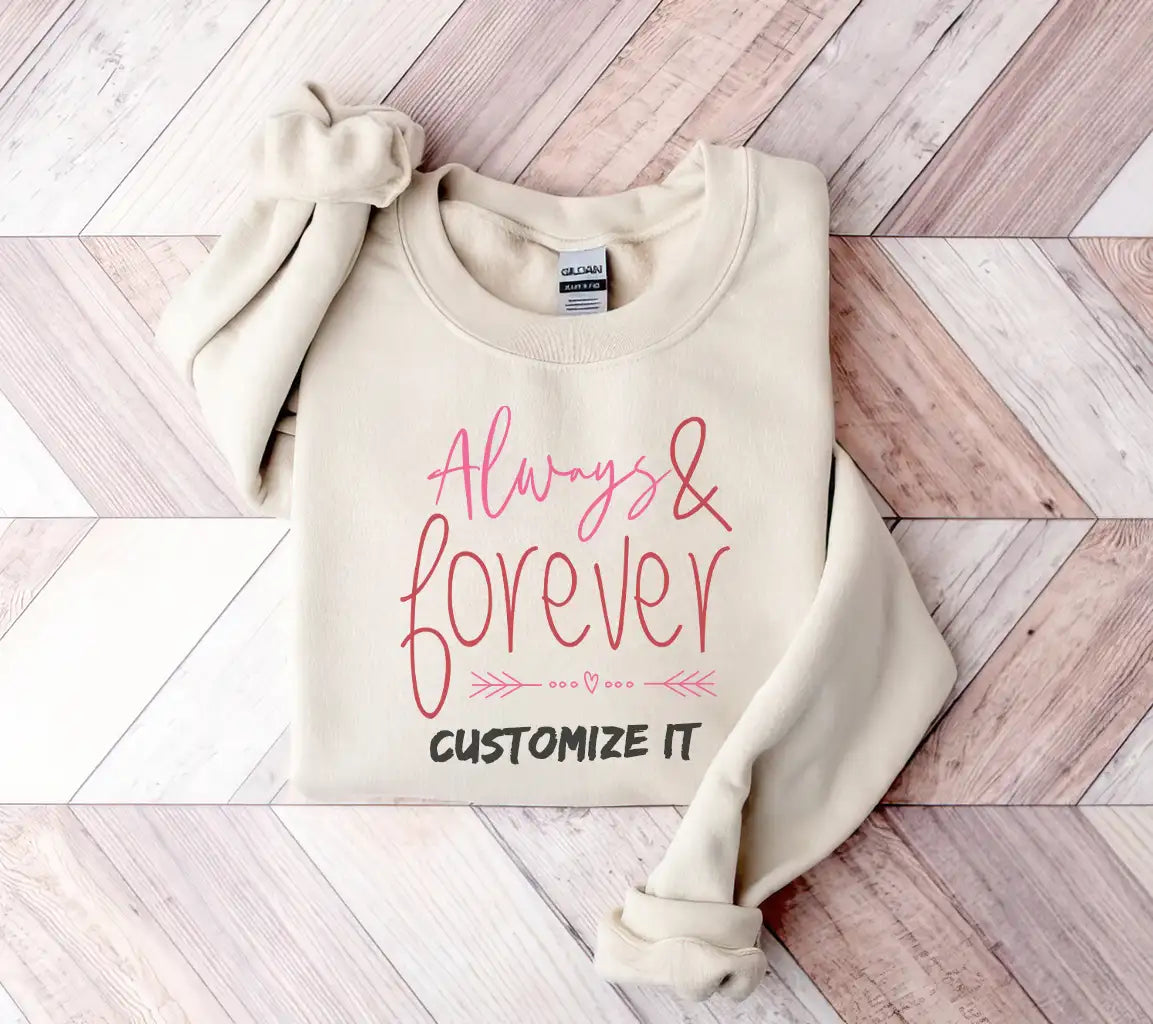 Pink & Red Always & Forever SVG Design SVG
