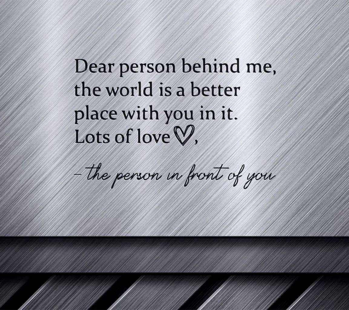 Dear Person Behind Me Svg