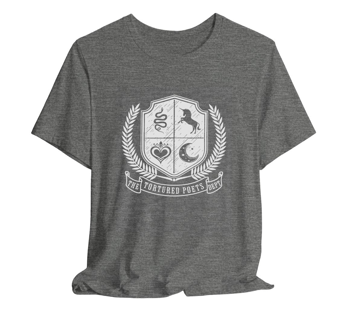 The Tortured Poets Department Quadrant T-Shirt | TTPD T-Shirt Featurin | Taylor Swift Inspired Adult Unisex Bella + Canvas