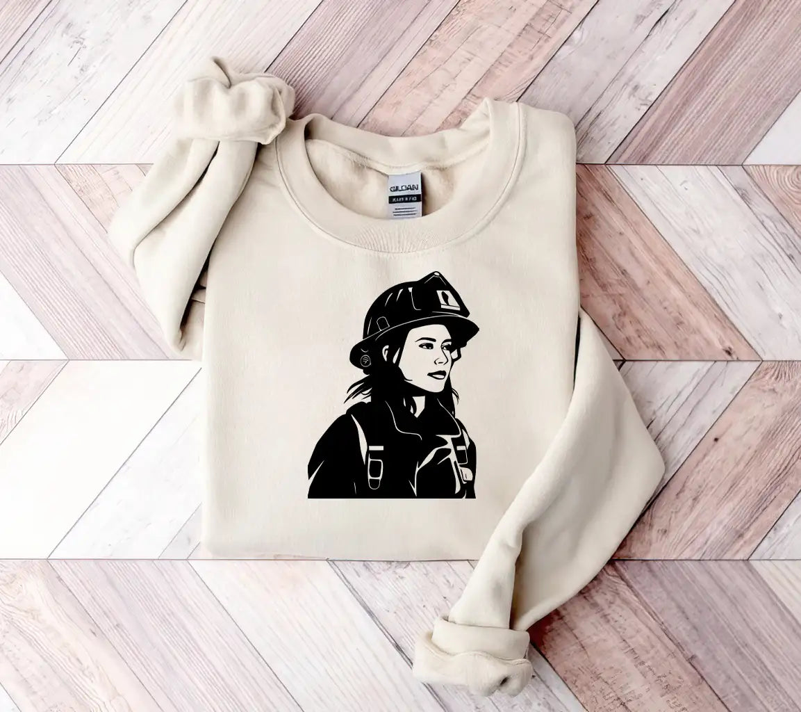 Determined Firefighter