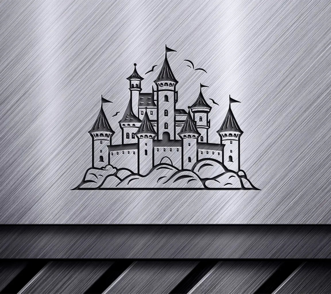 Miniature Castle Hill SVG Iconic Truck Vector Design SVG