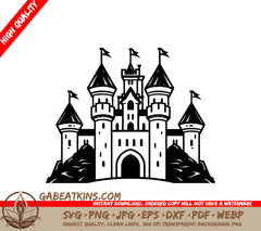 Mini Truck Mighty Miniature Truck SVG -  Castle Vector Design SVG