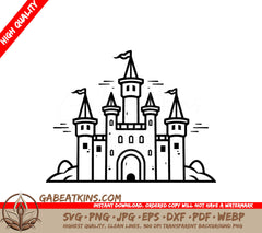 Mini Truck Power SVG  Castle Vector Design SVG