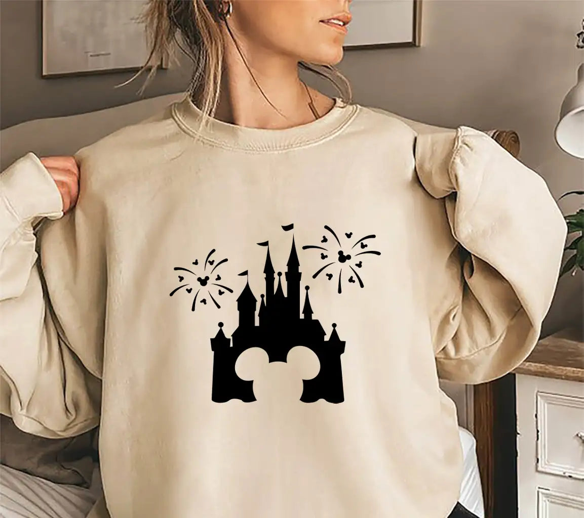 A Castle With Fireworks In The Background SVG Disney SVG Disney
