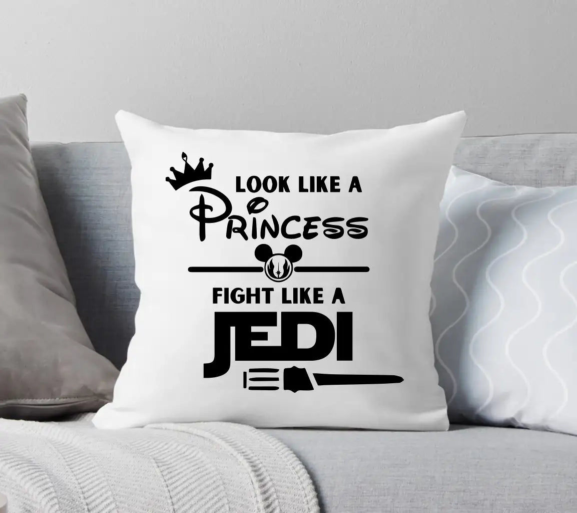 Disney Svg Look Like A Princes Fight Like A Jedi SVG