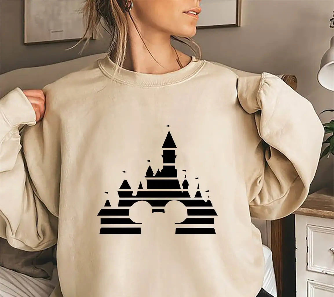 Disney Svg Mickey And Castle2 SVG
