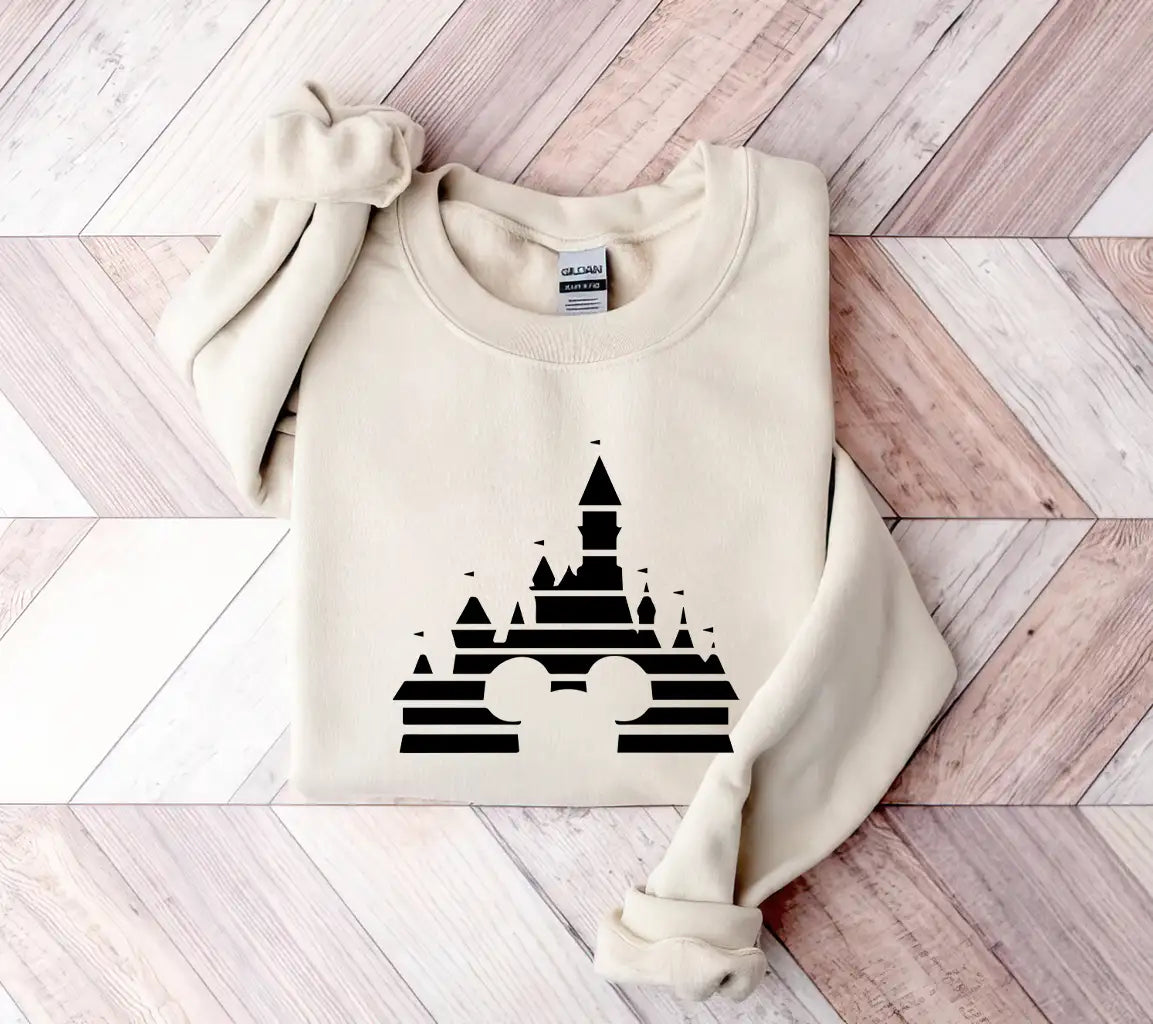 Disney Svg Mickey And Castle2 SVG