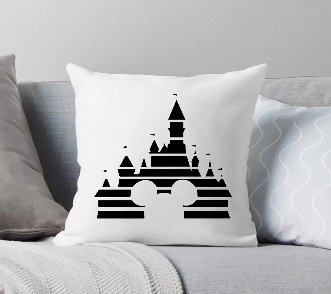 Disney Svg Mickey And Castle2 SVG