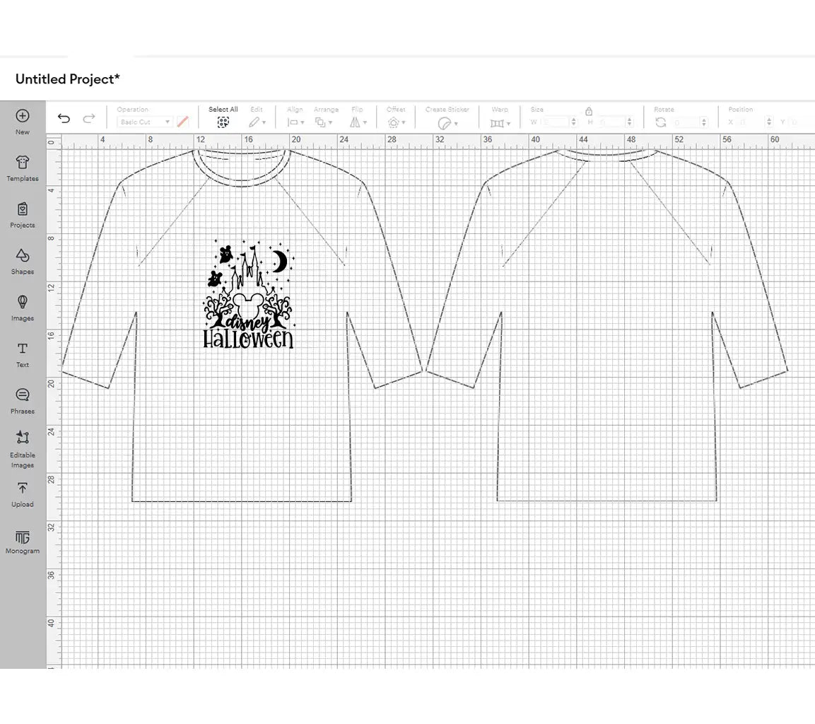 Disney Halloween Castle Svg