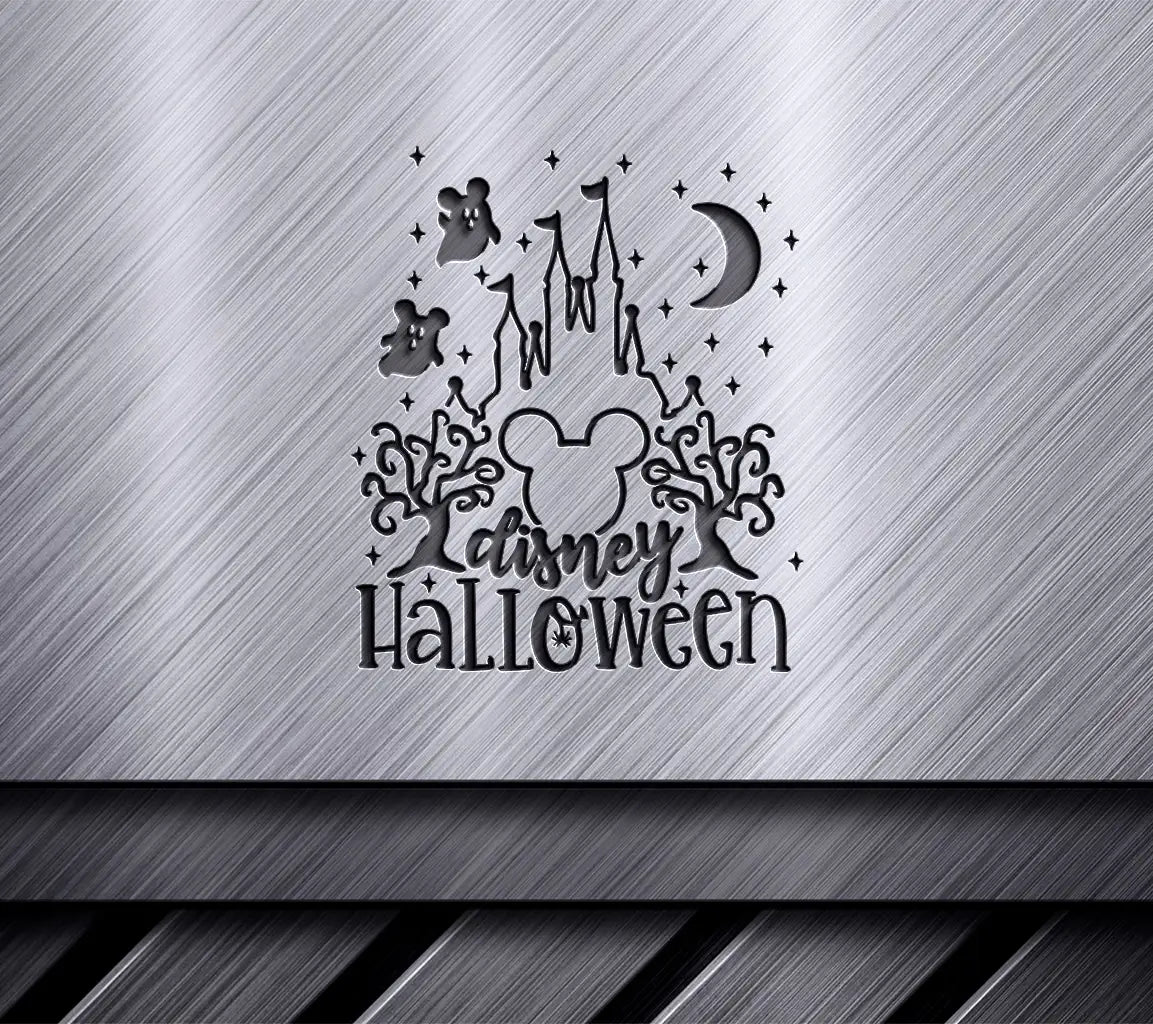 Disney Halloween Castle Svg