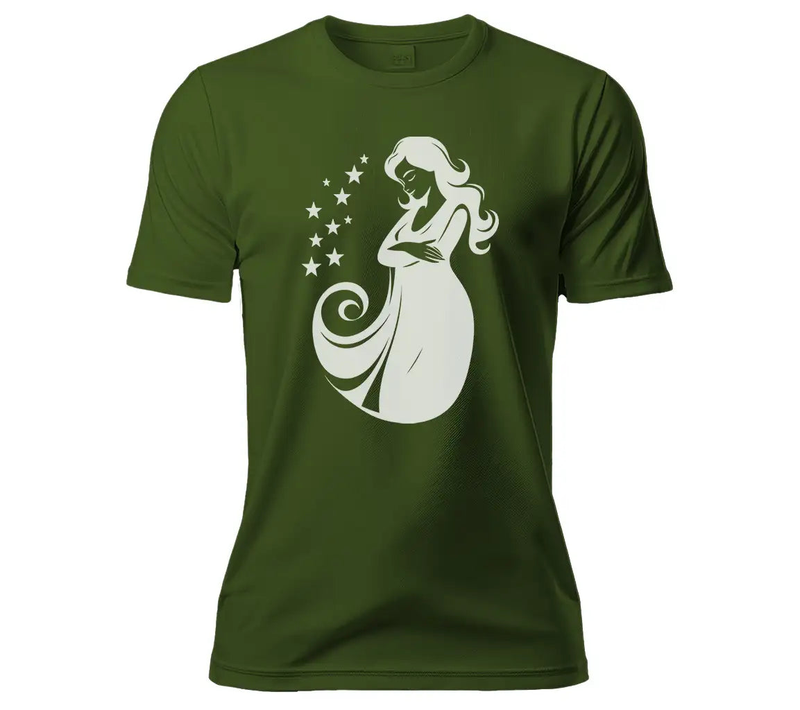  Pregnant Woman with Stars SVG - Divine Expectancy Design SVG