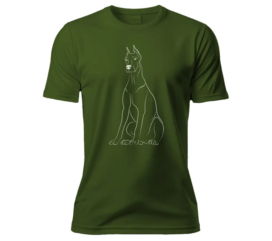 Doberman Sitting Down -  Dog SVG SVG