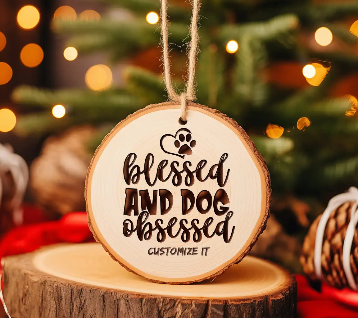 Blessed & Dog Obsessed  SVG Design SVG