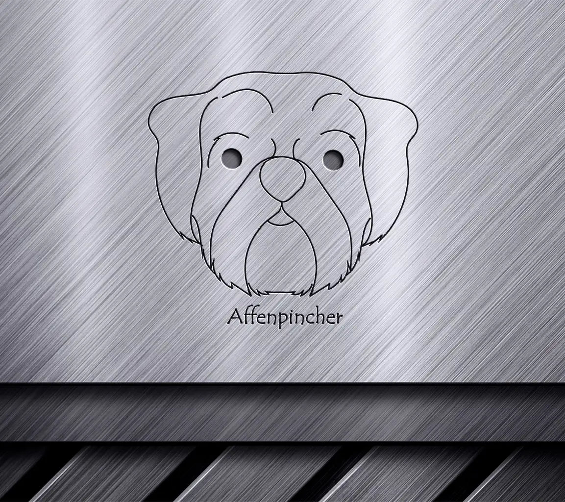 Affenpincher Dog SVG -  Drawing SVG