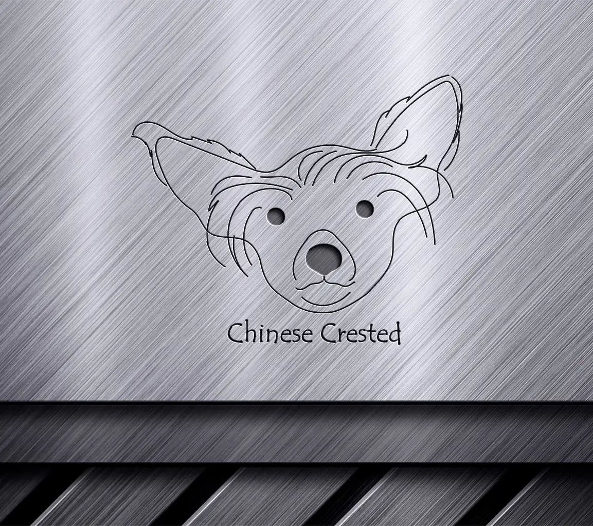 Chinese Crested Dog SVG -  Drawing SVG