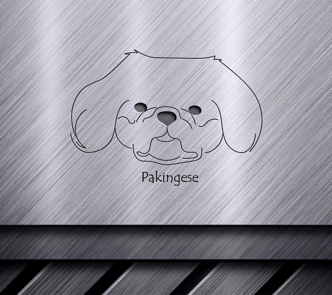 Pekingese Dog SVG -  Drawing SVG