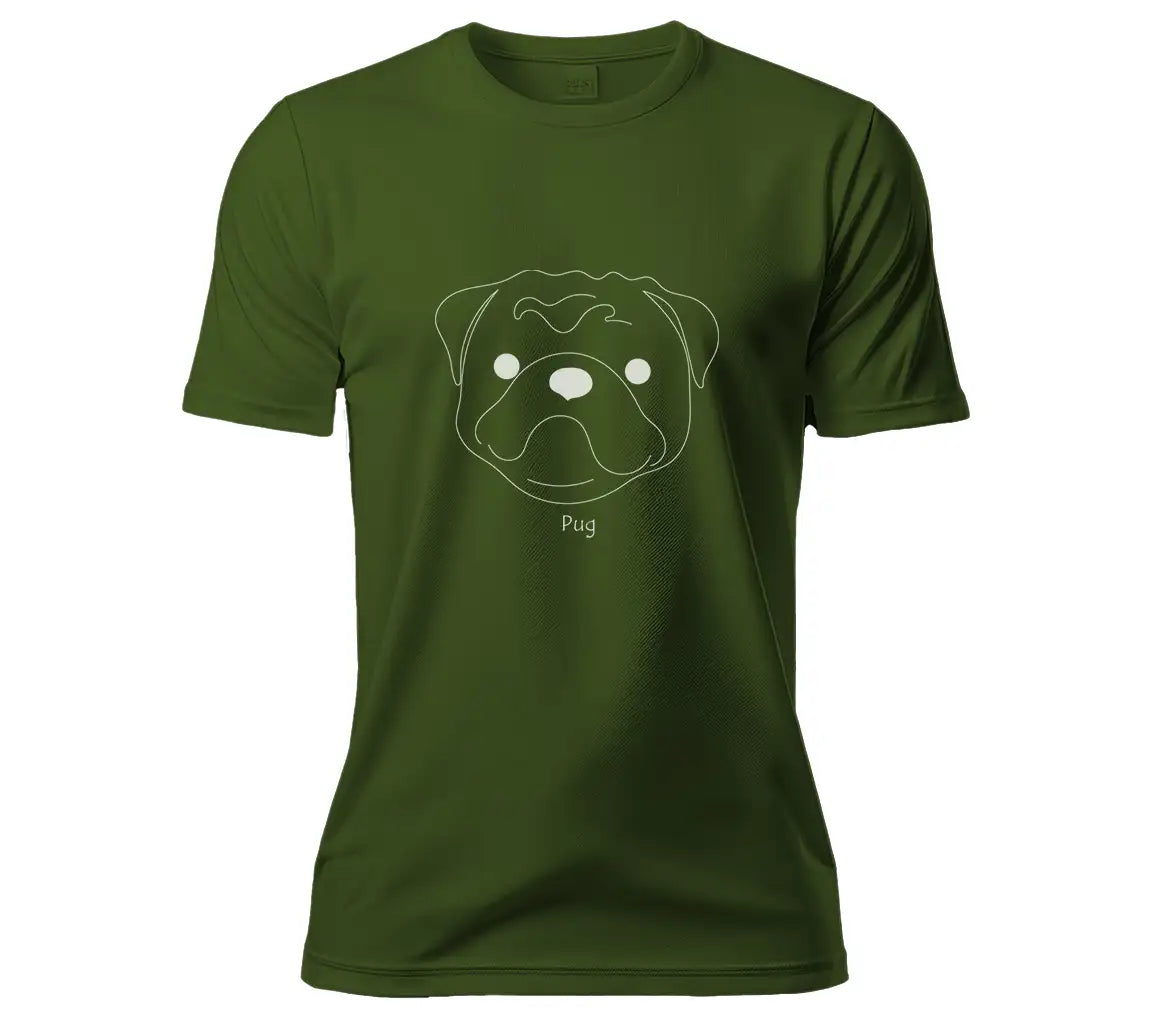 Pug Face SVG - Dog Breed Drawing SVG