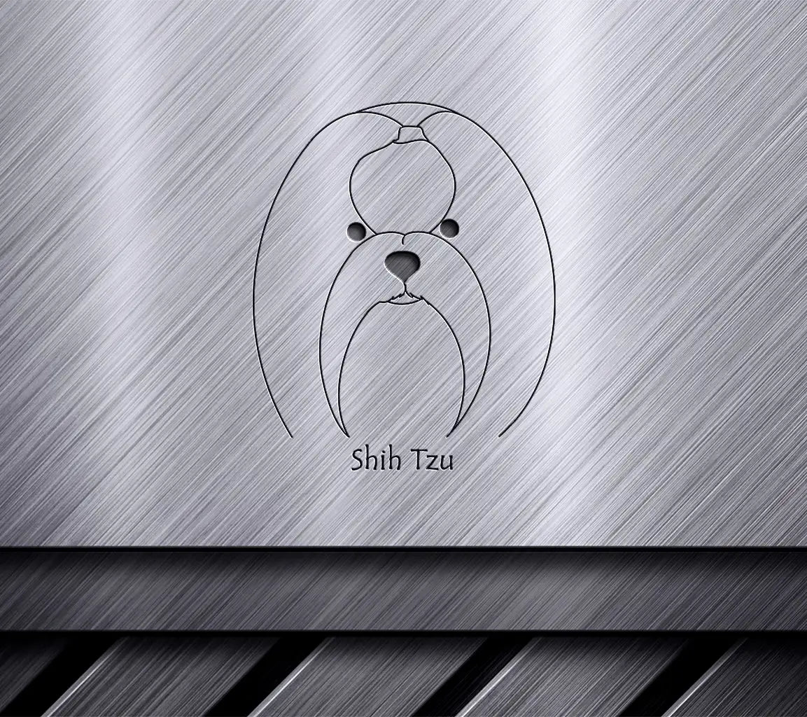  Shih Tzu Dog SVG - Portrait Illustration SVG