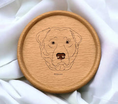 Akbash Dog Breed Outline SVG -  Drawing SVG