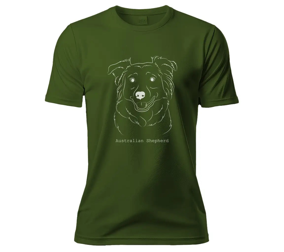 Australian Shepherd SVG -  Line Drawing SVG