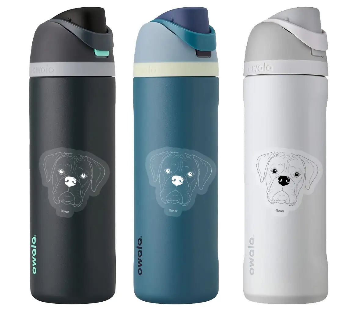  Boxer Dog Face SVG - Outline Portrait SVG