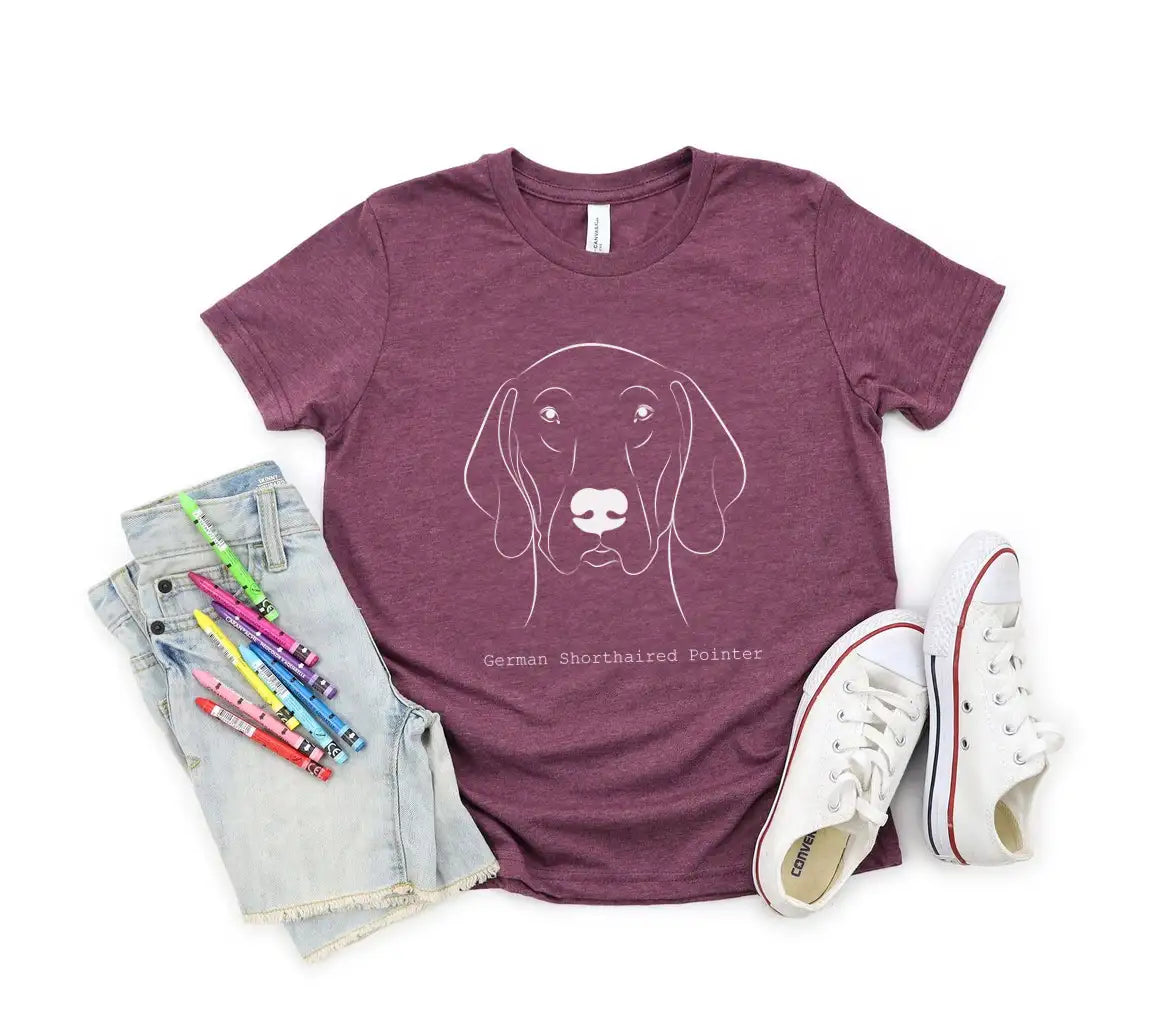 German Shorthaired Pointer SVG -  Outline Drawing SVG