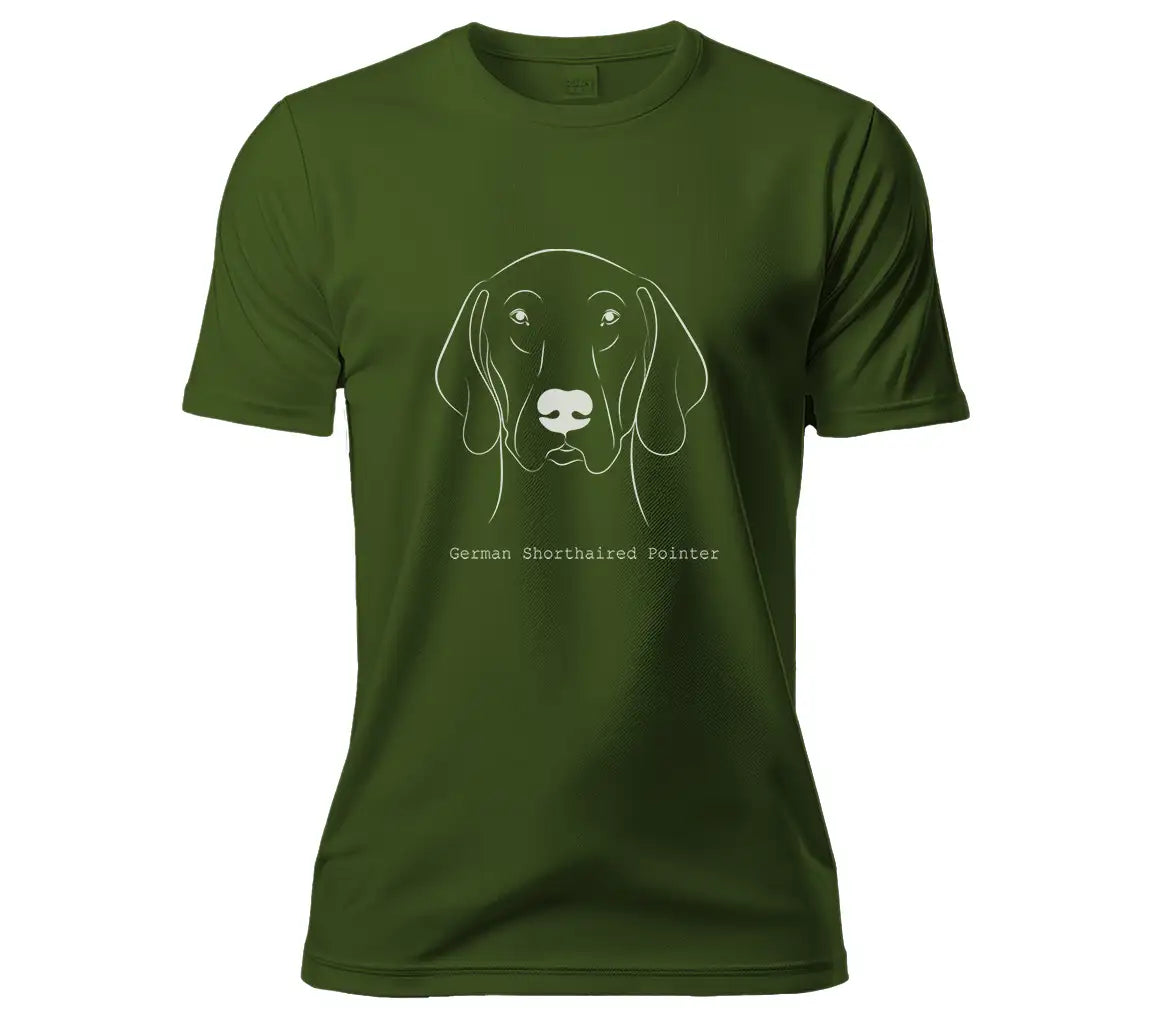 German Shorthaired Pointer SVG -  Outline Drawing SVG