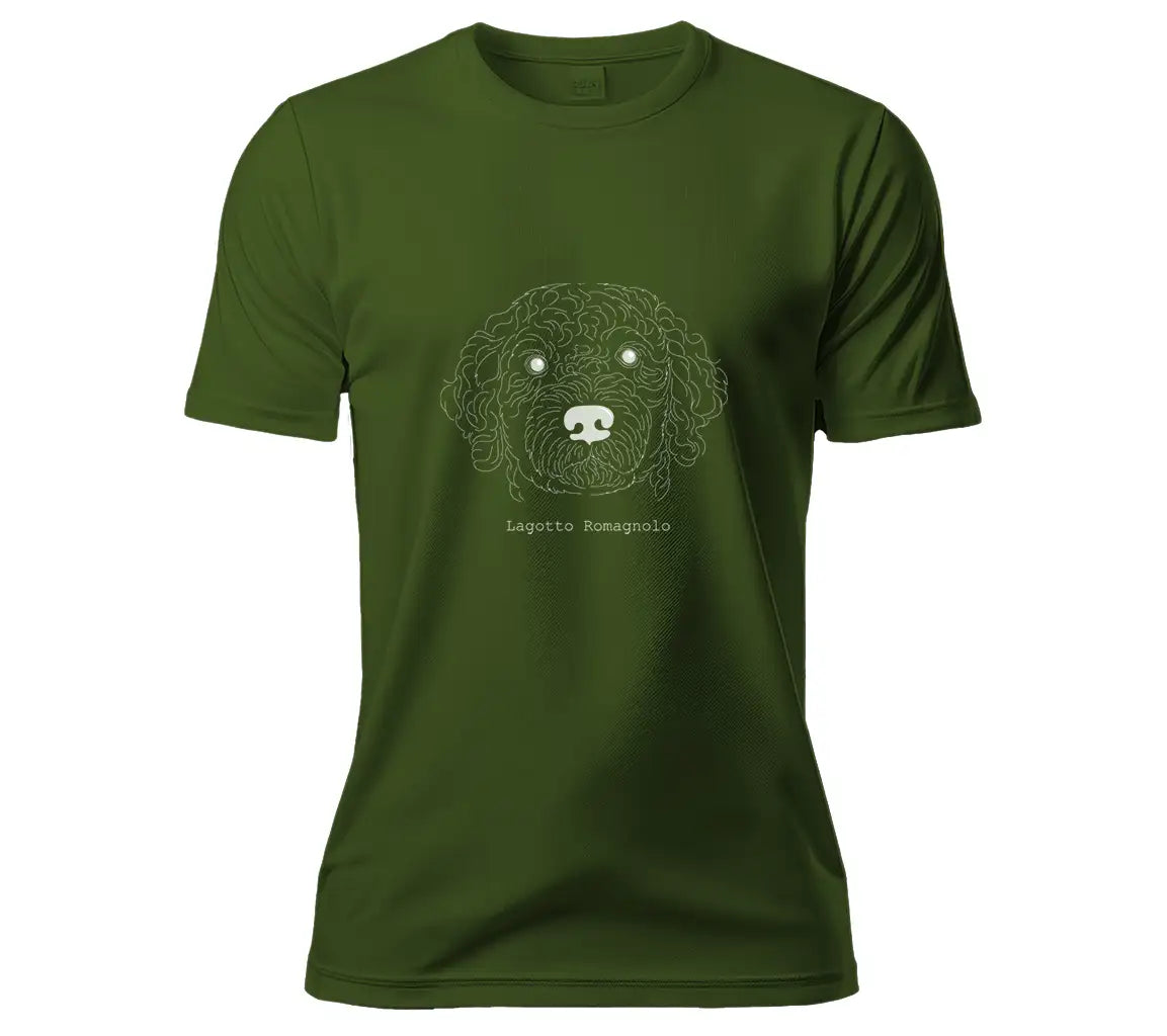 Lagotto Romagnolo Dog SVG -  Outline Drawing SVG