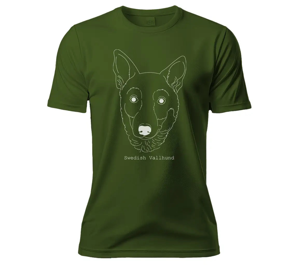 Swedish Vallhund Dog Breed SVG -  Outline SVG