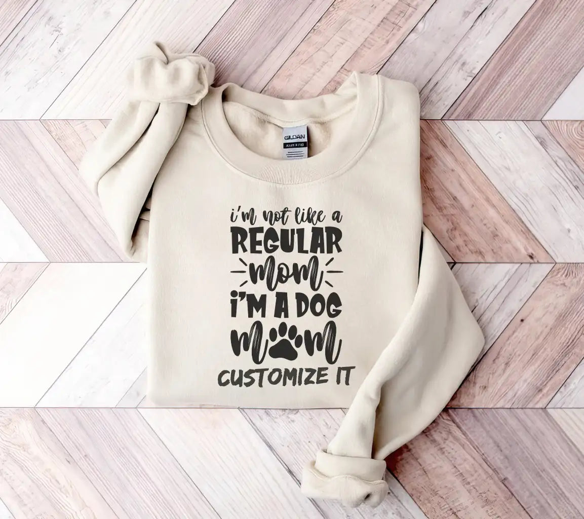 Im Not Like a Regular Mom, Im a Dog Mom SVG Poster SVG