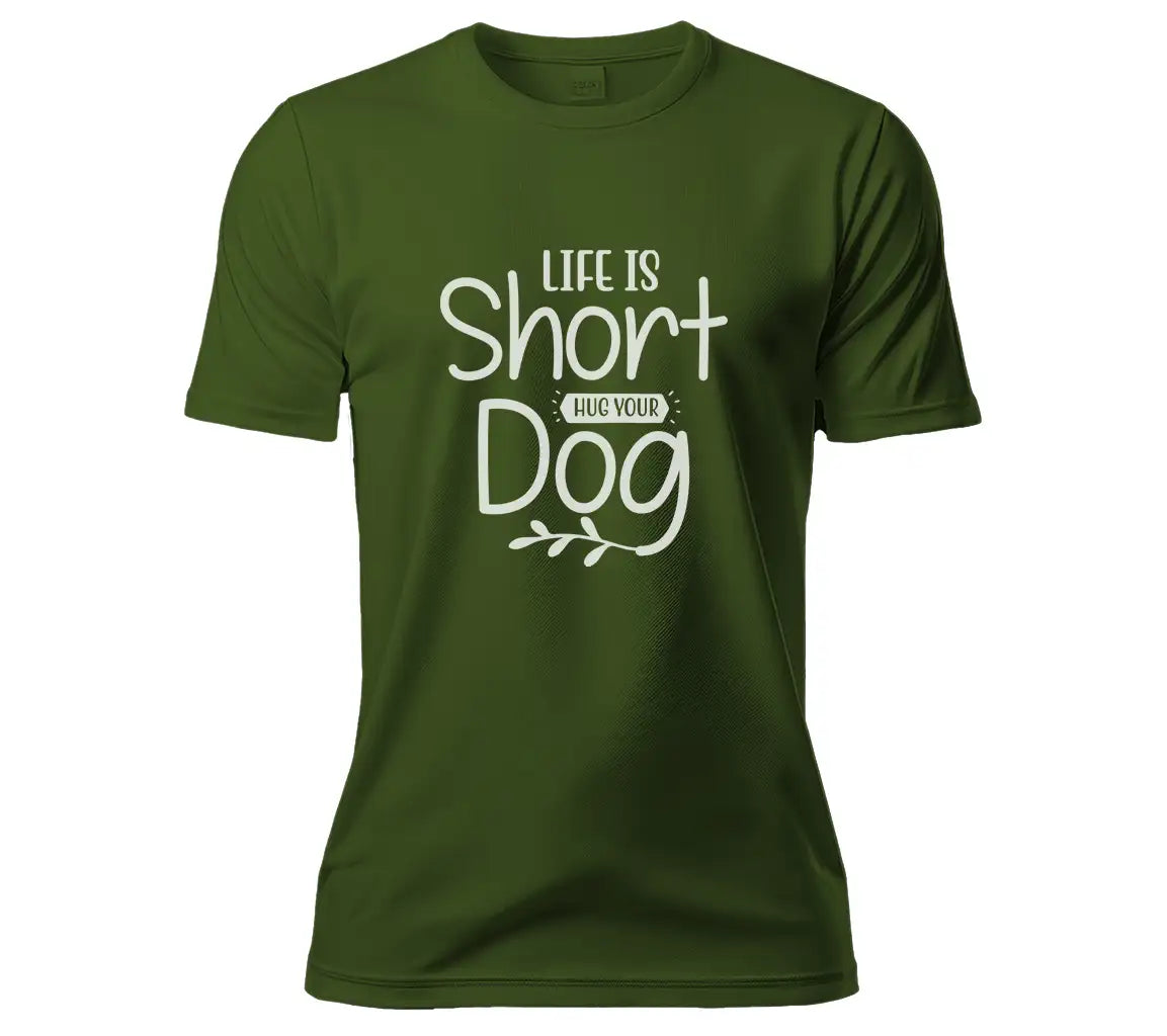 Life Is Short, Hug Your Dog - SVG Cut File SVG