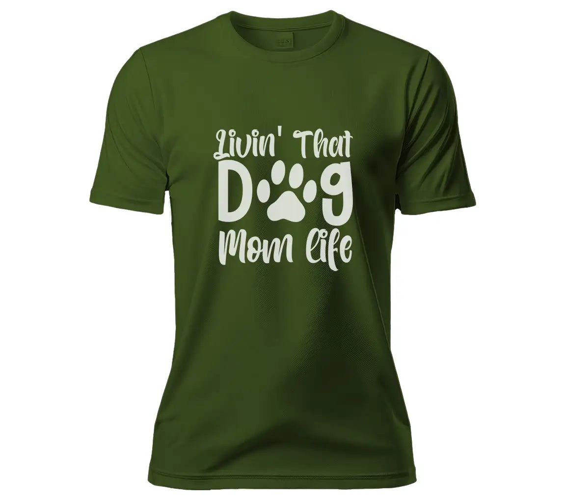 Livin That Dog Mom Life SVG Cut File SVG