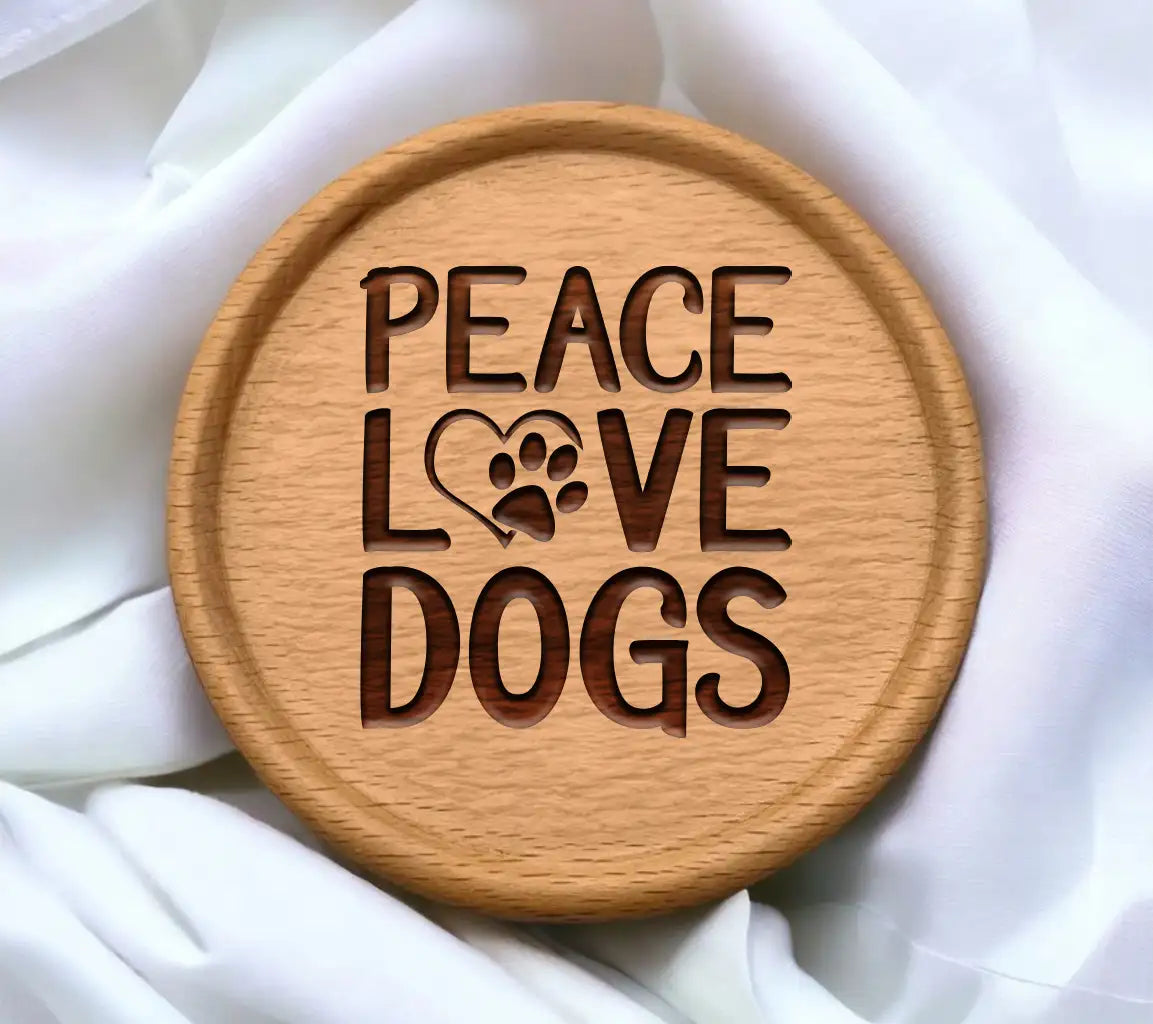 Peace Love Dogs  SVG Design SVG