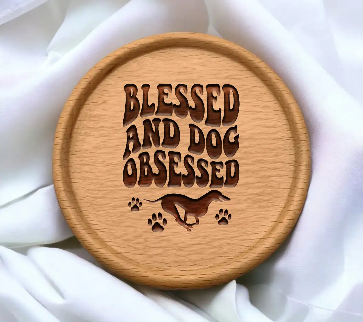 Blessed & Dog Obsessed SVG -  Poster Design SVG
