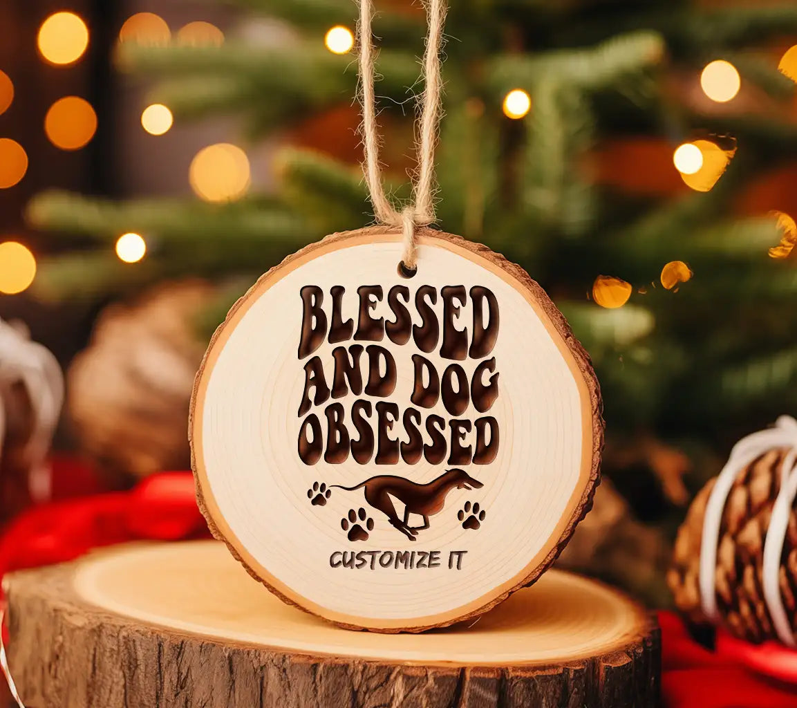 Blessed & Dog Obsessed SVG -  Poster Design SVG