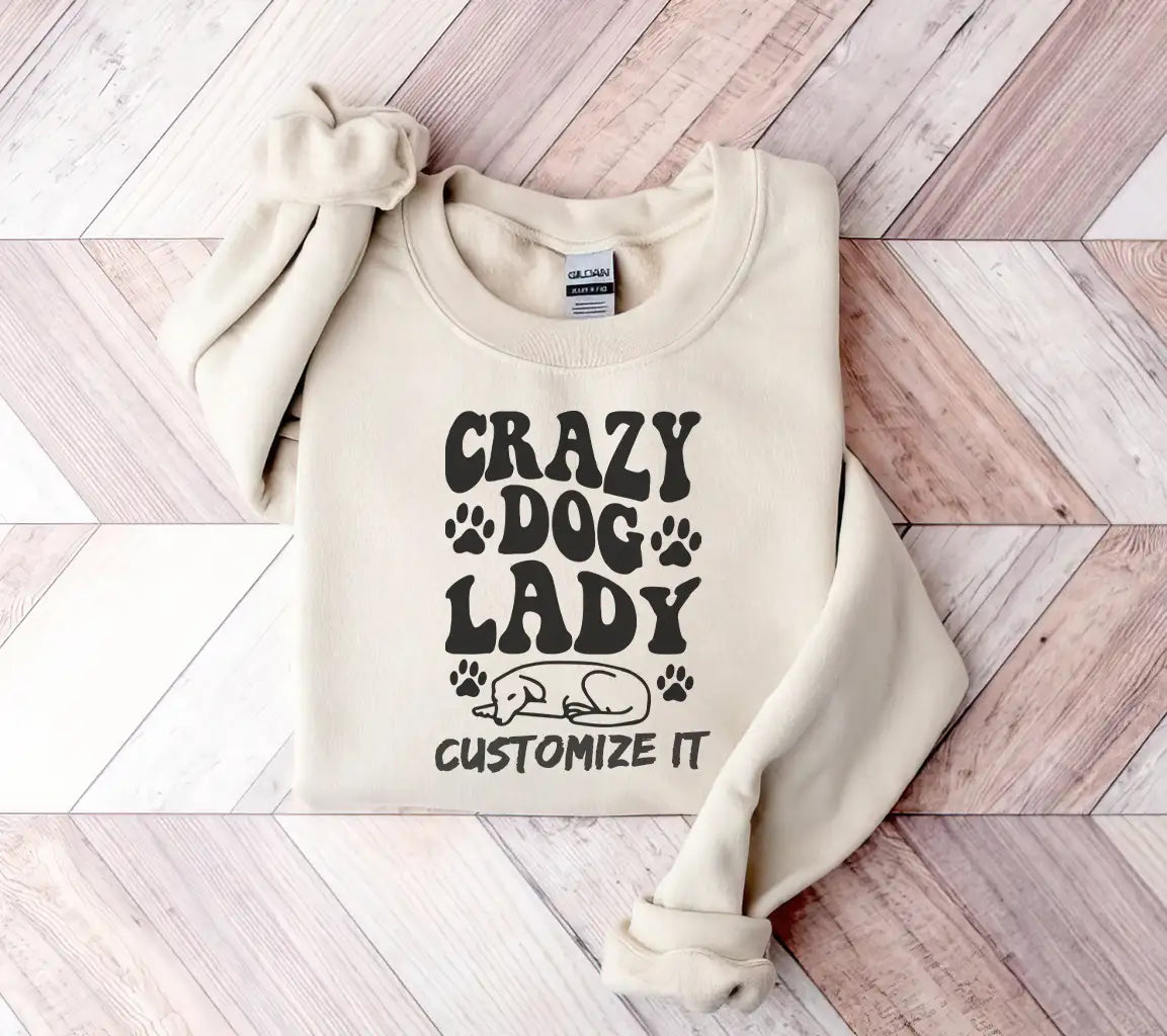 Crazy Dog Lady SVG -  Poster Design SVG