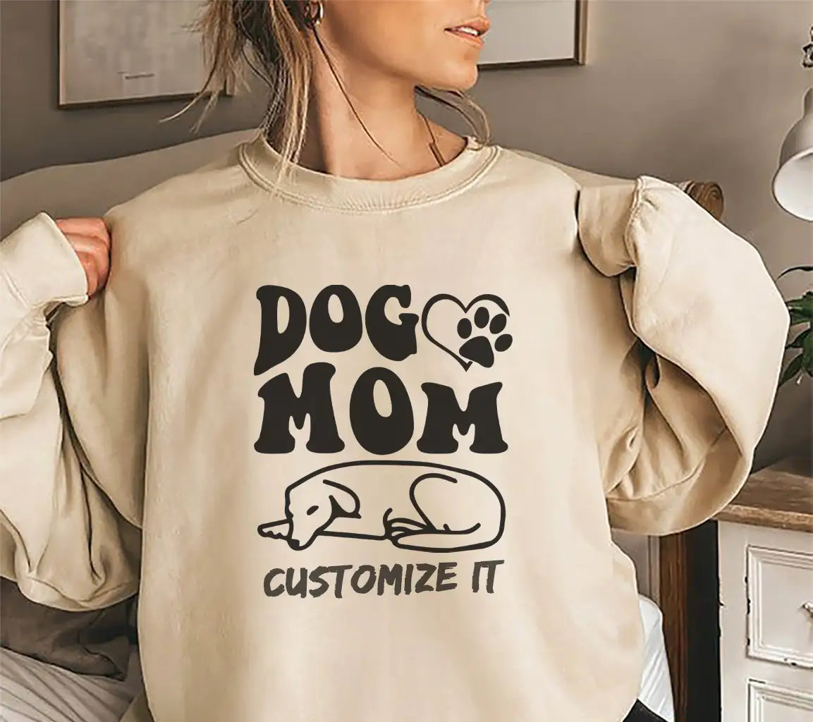  Dog Mom SVG - Dog Mom Quote Illustration SVG
