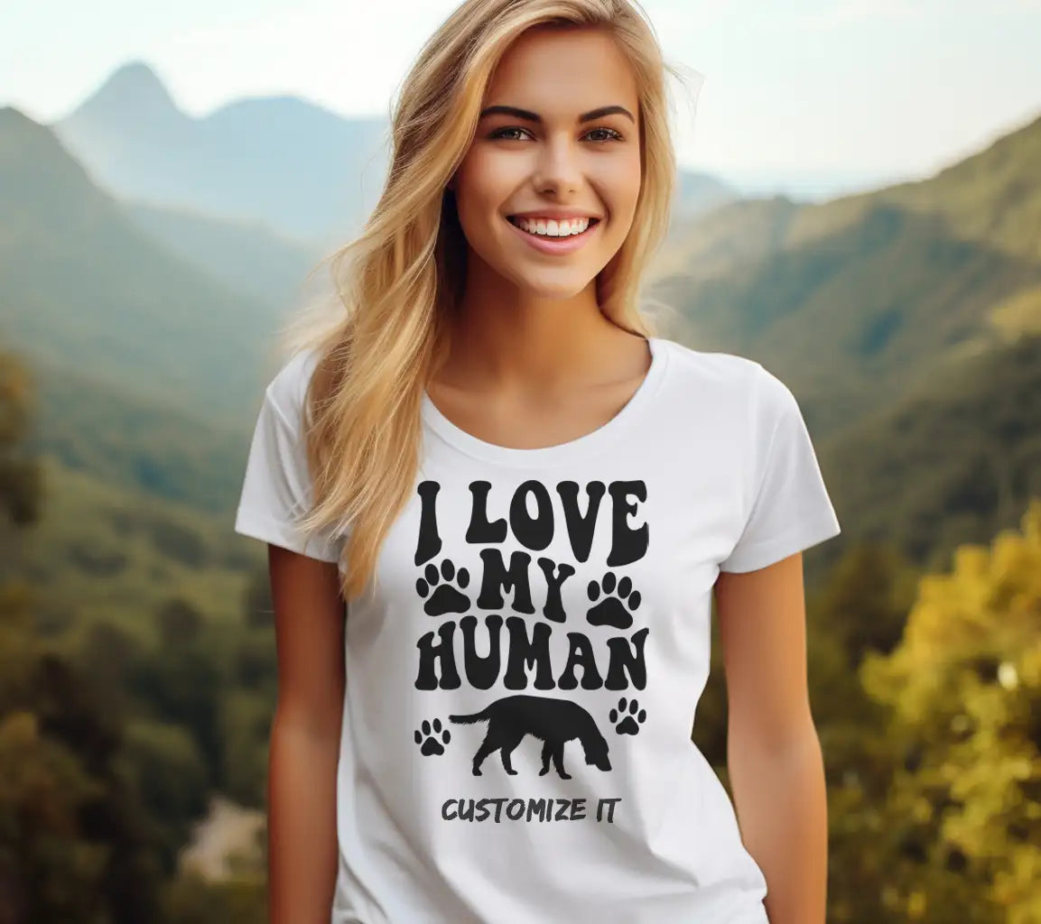 I Love My Human  Dog SVG SVG